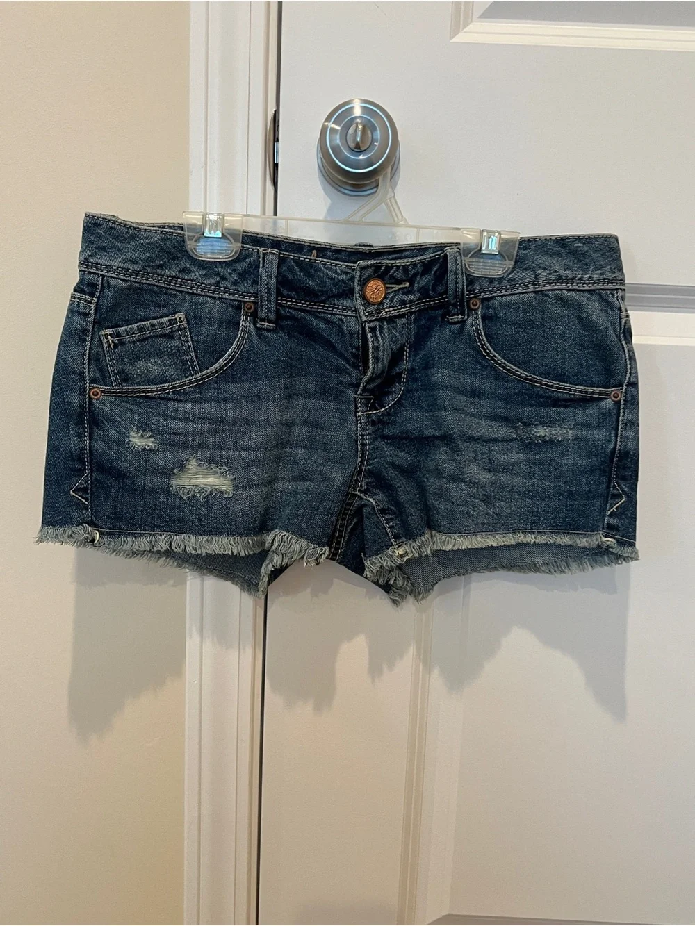 American Rag Denim Frayed Hem Shorts